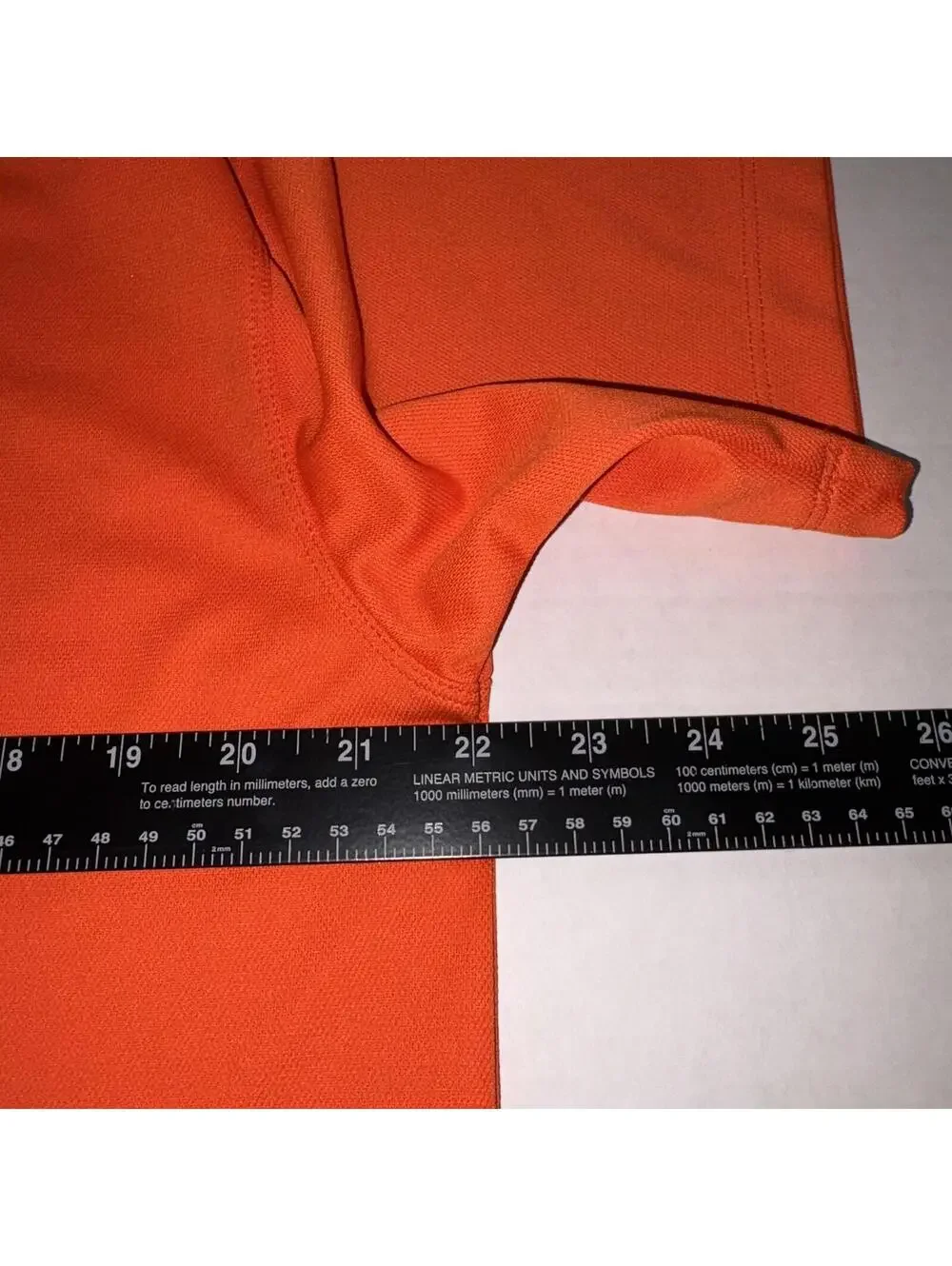 Nike Golf Dri-FIT Men's Triple S Orange Polo Shirt Medium Janitorial Supplies